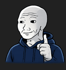Wojak thumbs up